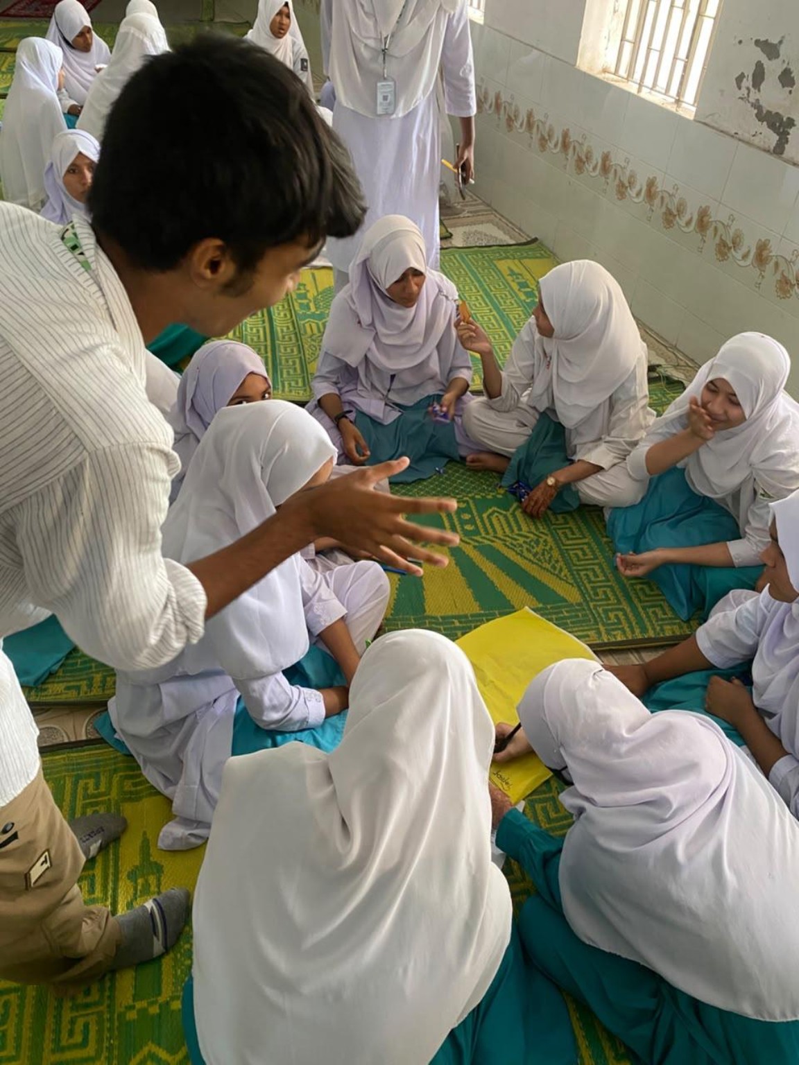 Chasing Green at Aliganj High School