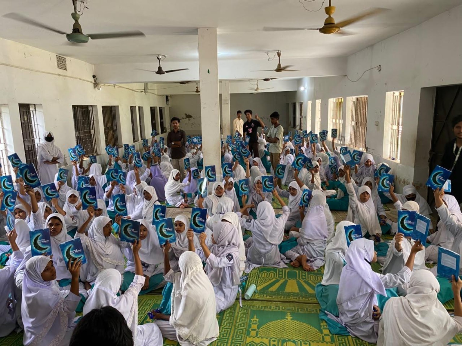 Chasing Green at Aliganj High School