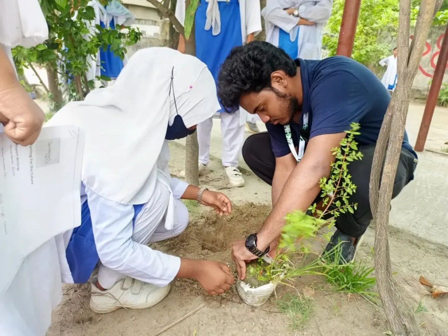 Planting For The Future at Fatullah Pilot High School