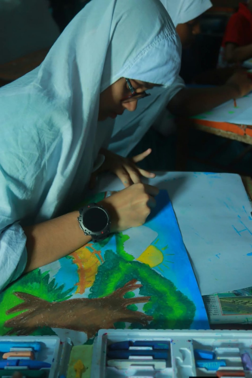 SEEDS OF CHANGE ARTISTS activity at Fatullah Government Primary School