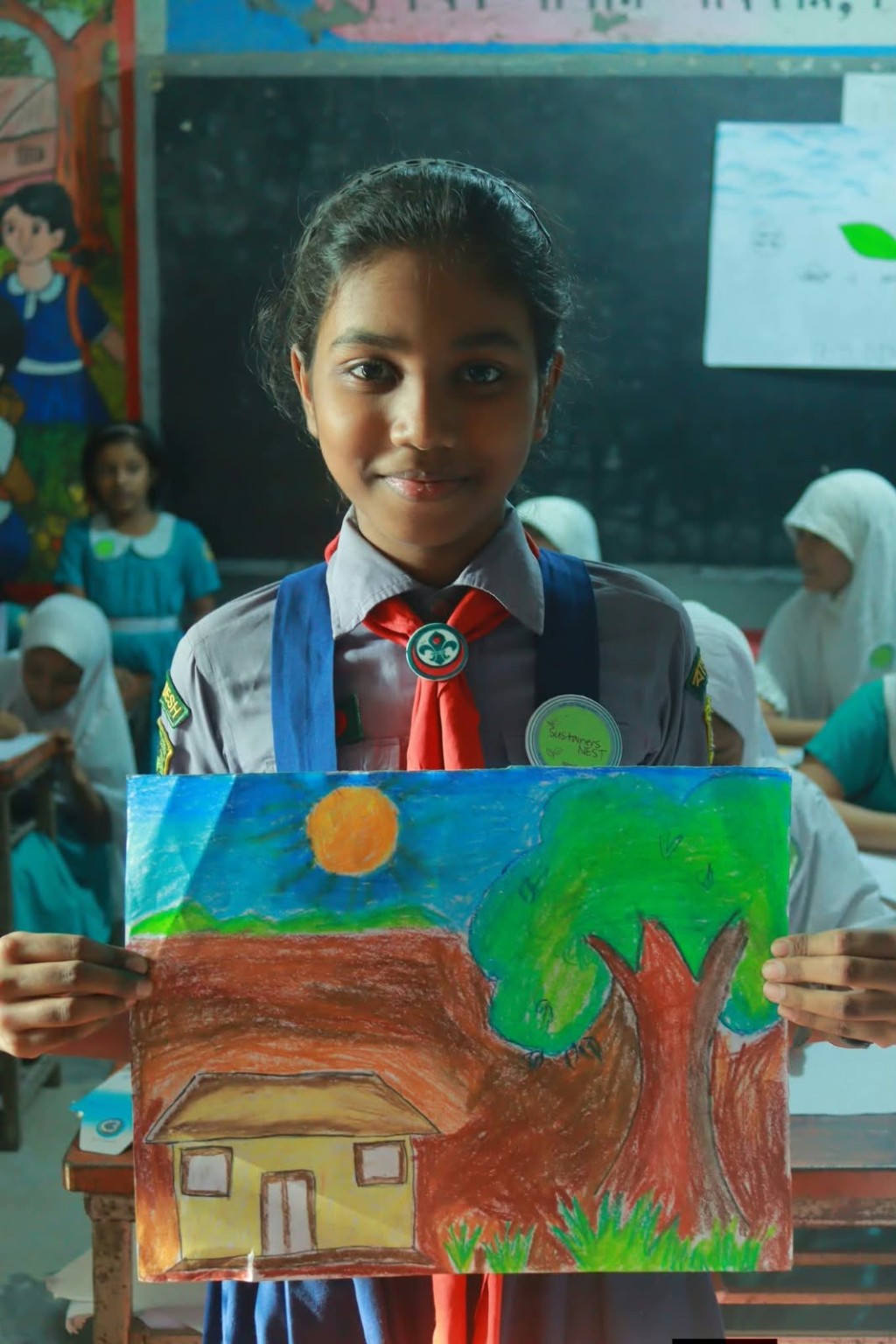 SEEDS OF CHANGE ARTISTS activity at Fatullah Government Primary School