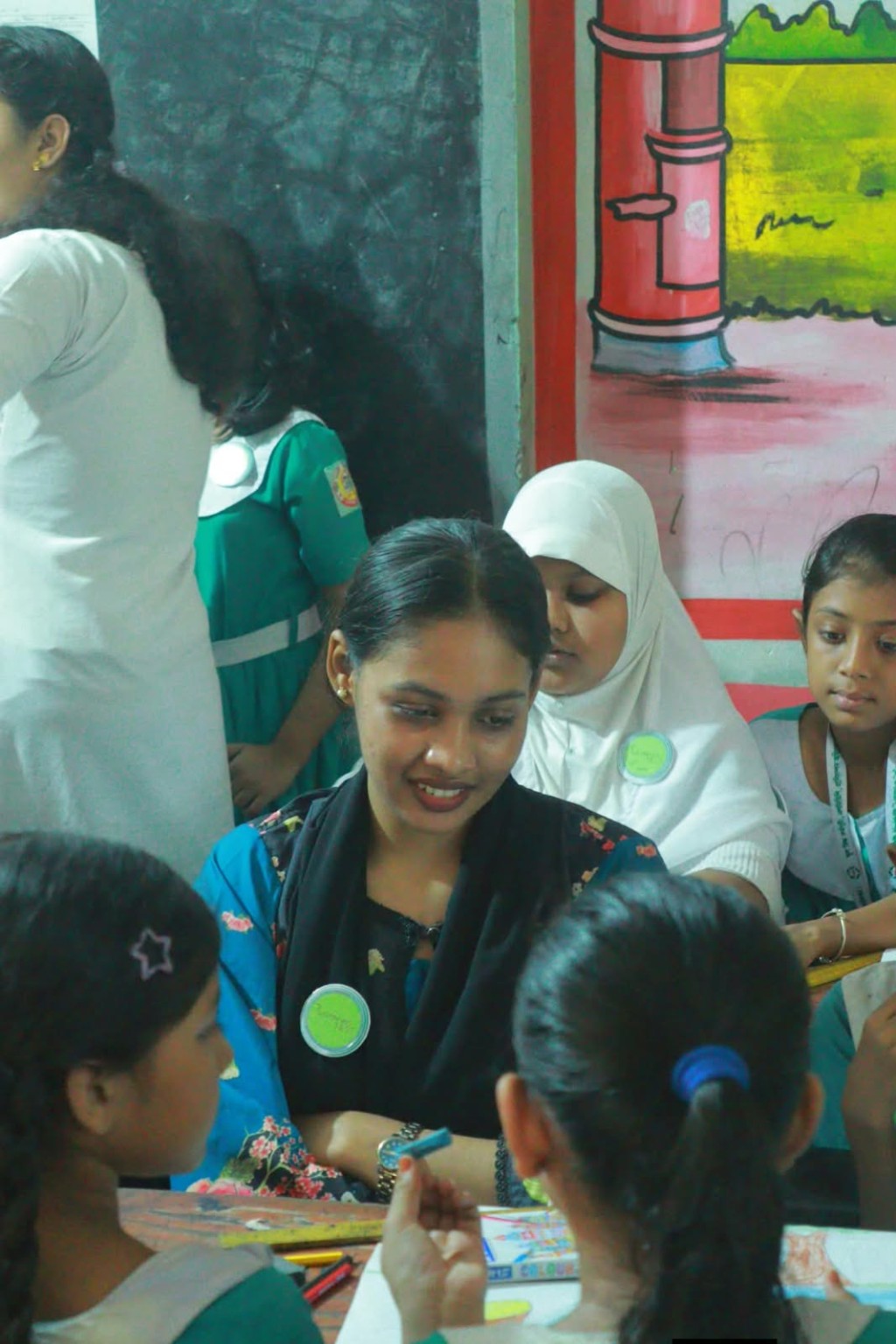SEEDS OF CHANGE ARTISTS activity at Fatullah Government Primary School