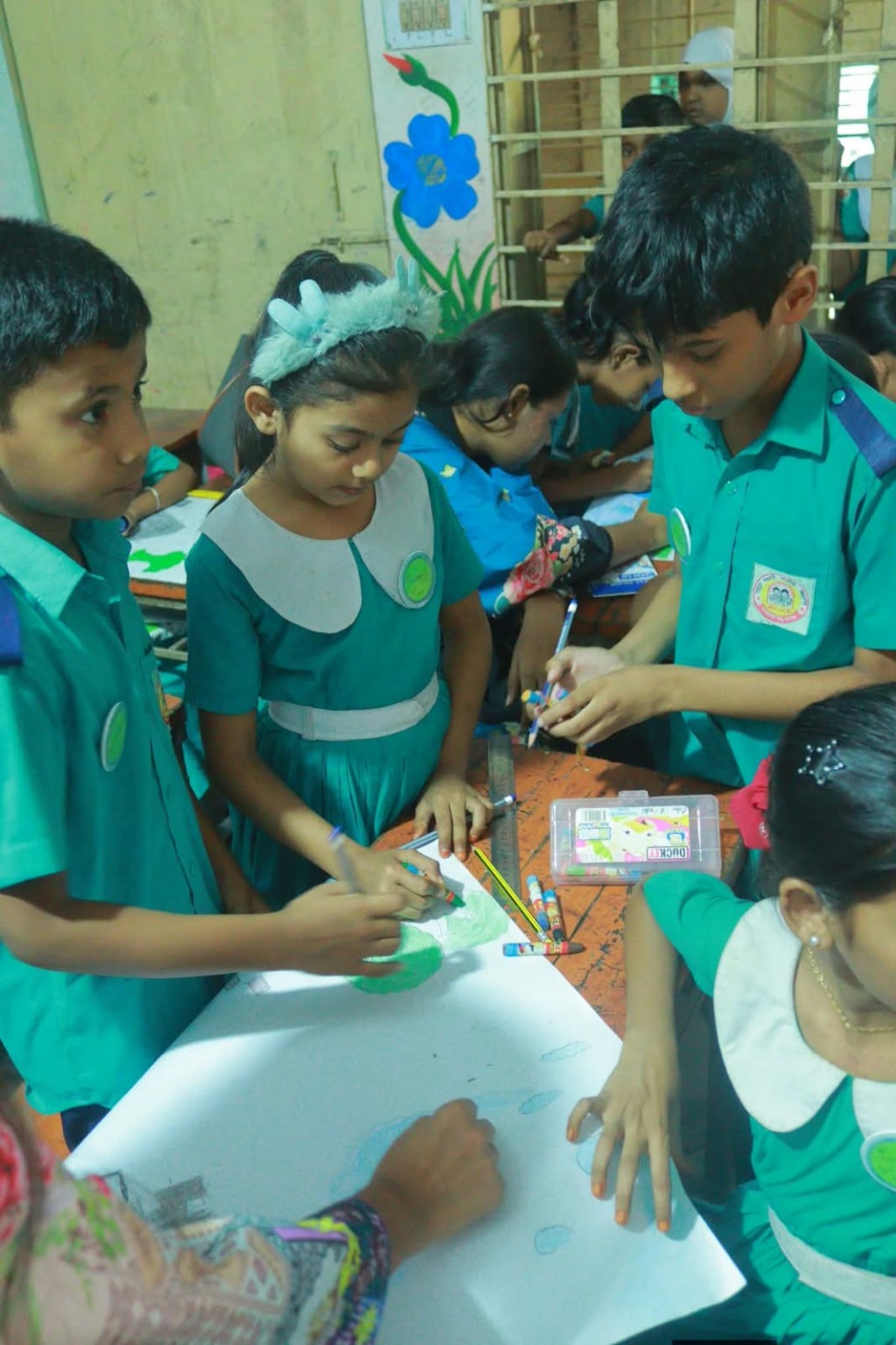 SEEDS OF CHANGE ARTISTS activity at Fatullah Government Primary School