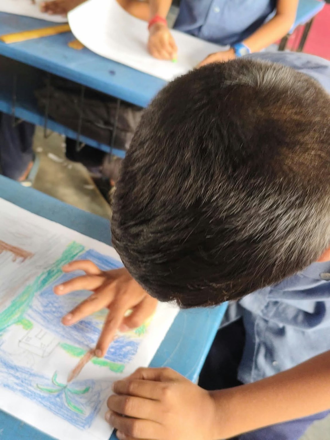 SEEDS OF CHANGE ARTISTS activity at Isdair Government Primary School
