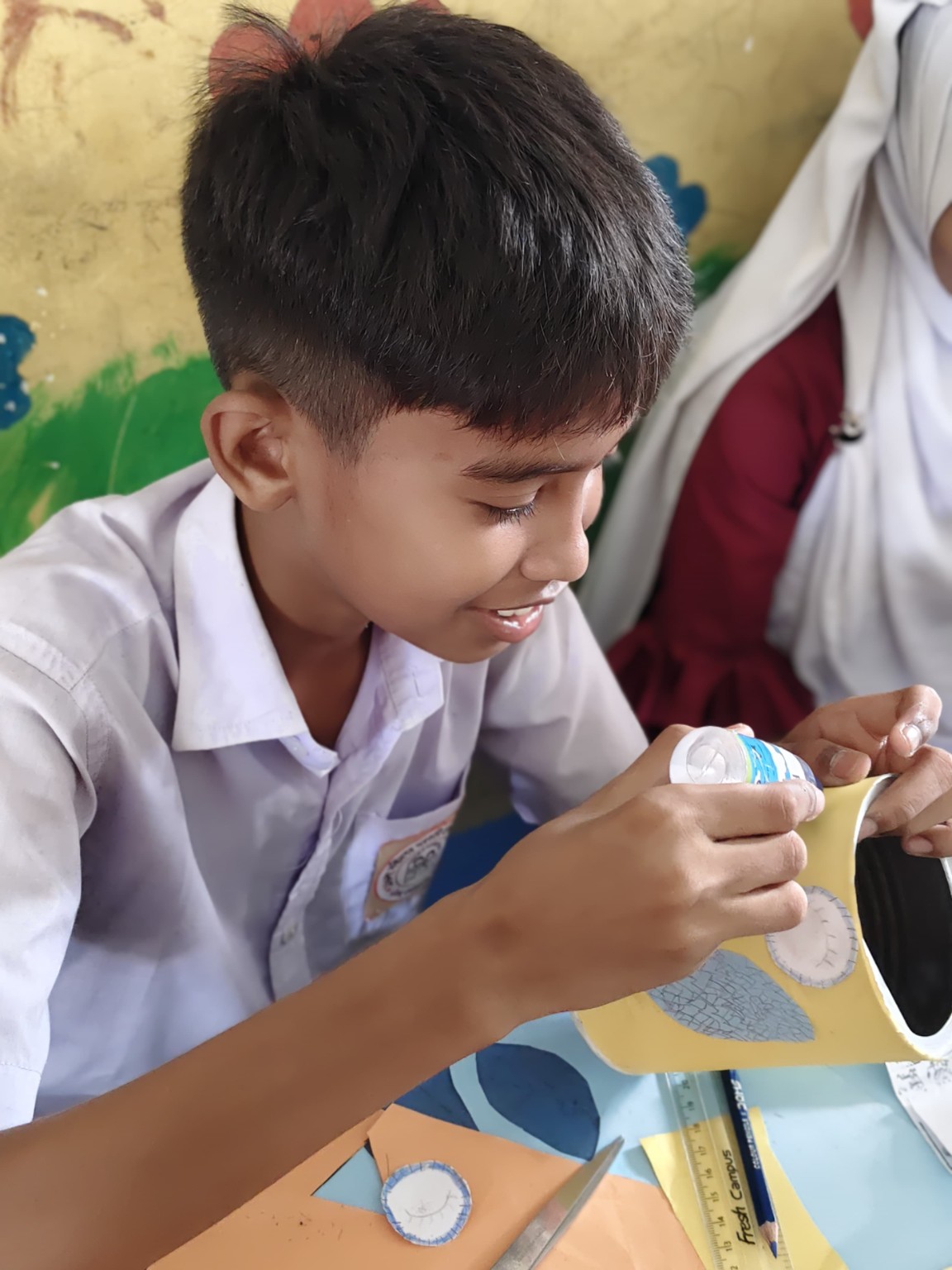 TRASH TO TREASURE activity at Nabinagar Government Primary School